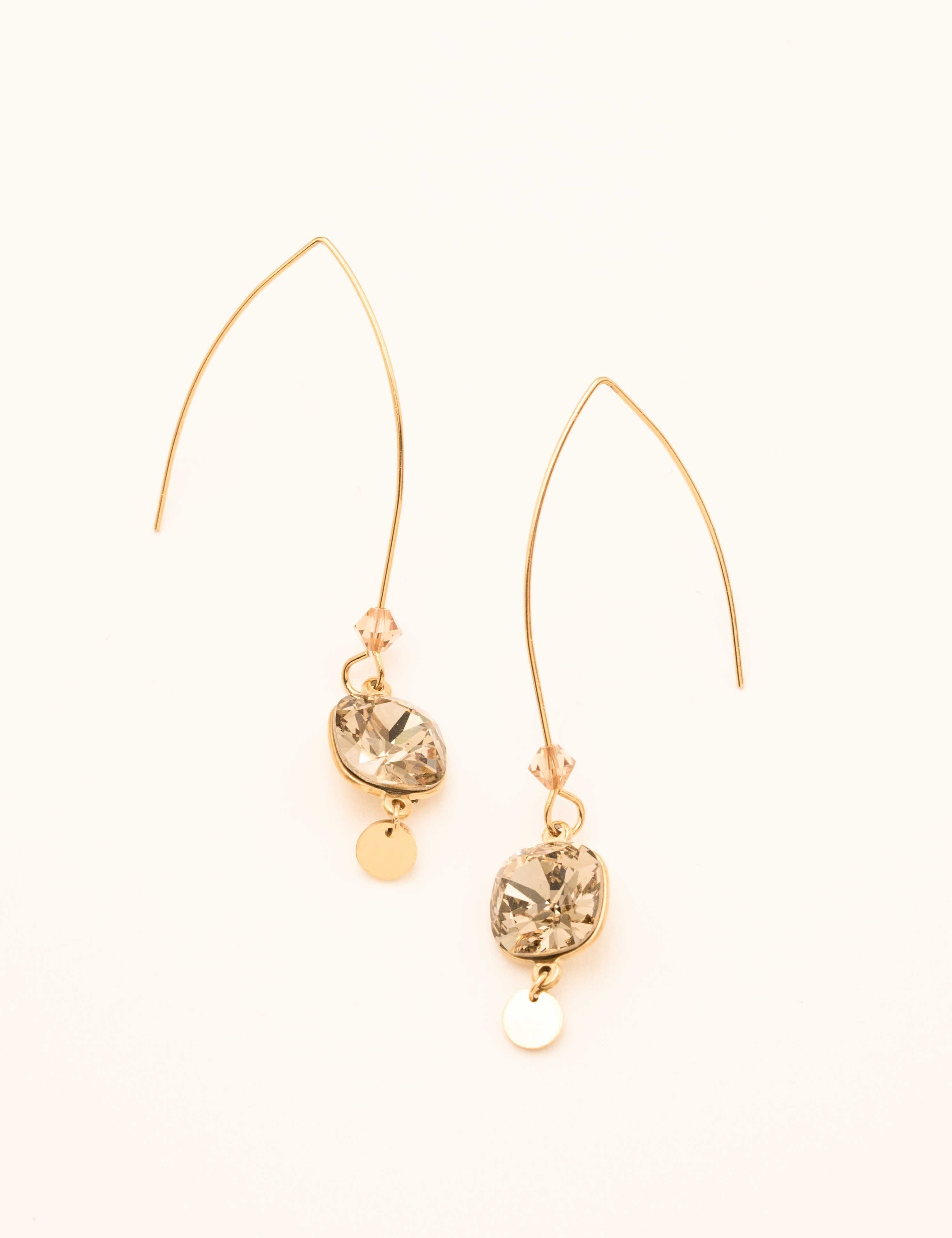Boucles Bohm Paris - Aléa Boucles D'oreilles Bohm Paris gris fumé 