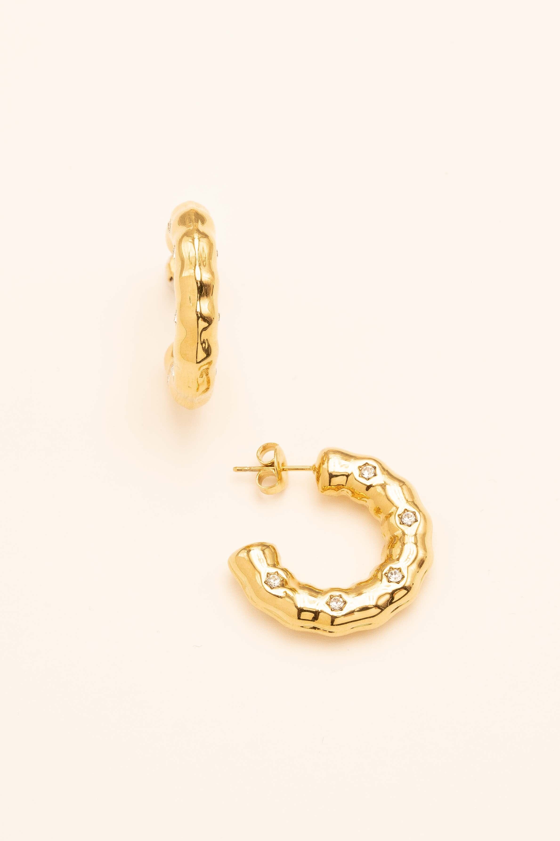 Boucles Bohm Paris - Anne Boucles D'oreilles Bohm Paris Doré 