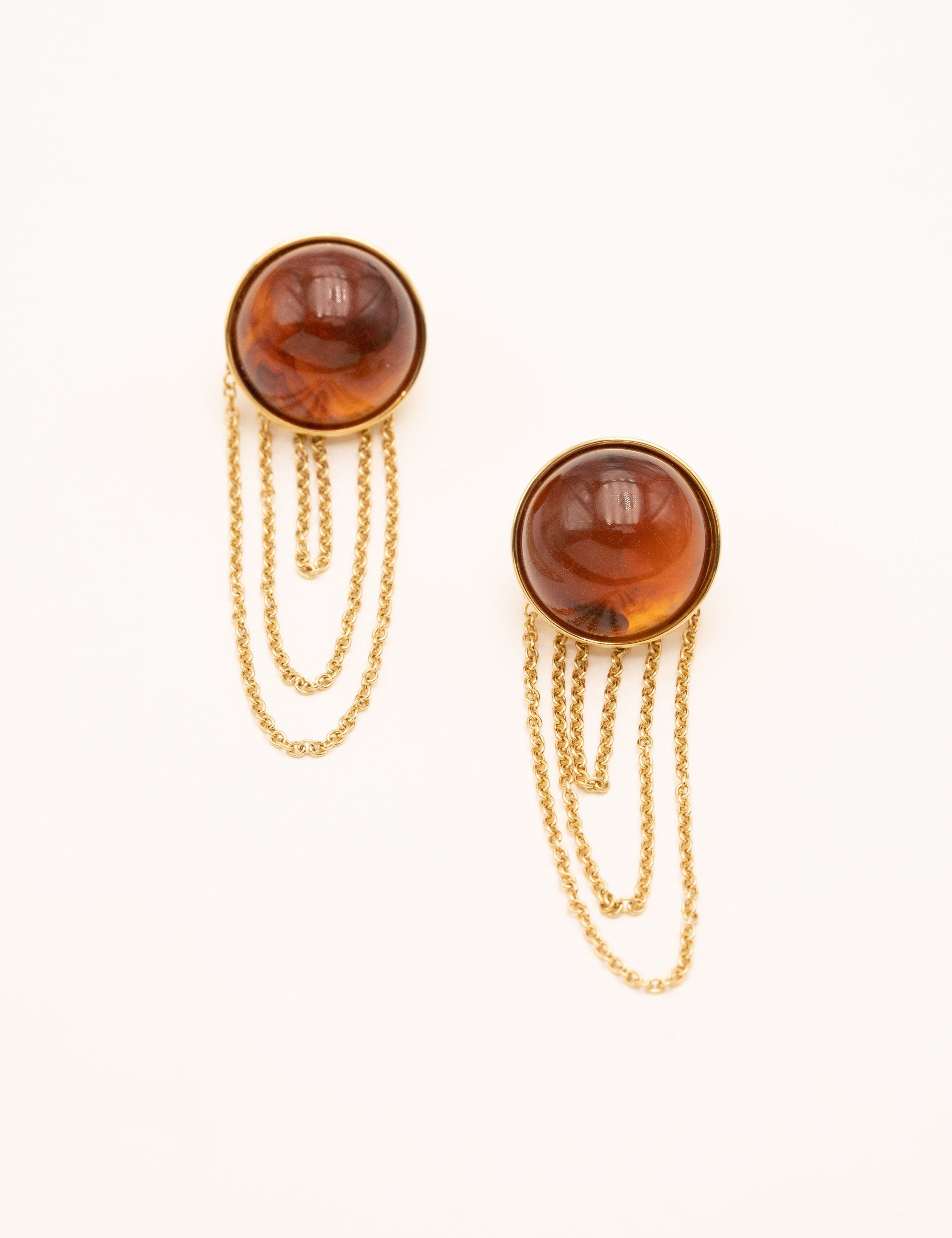 Boucles Bohm Paris - Assia Boucles D'oreilles Bohm Paris Ecaillé Acétate 