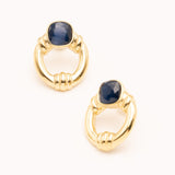 Boucles Bohm Paris - Azra Boucles D'oreilles Bohm Paris bleu oeil de chat 