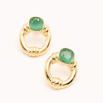 Boucles Bohm Paris - Azra Boucles D'oreilles Bohm Paris vert oeil de chat 
