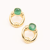 Boucles Bohm Paris - Azra Boucles D'oreilles Bohm Paris vert oeil de chat 