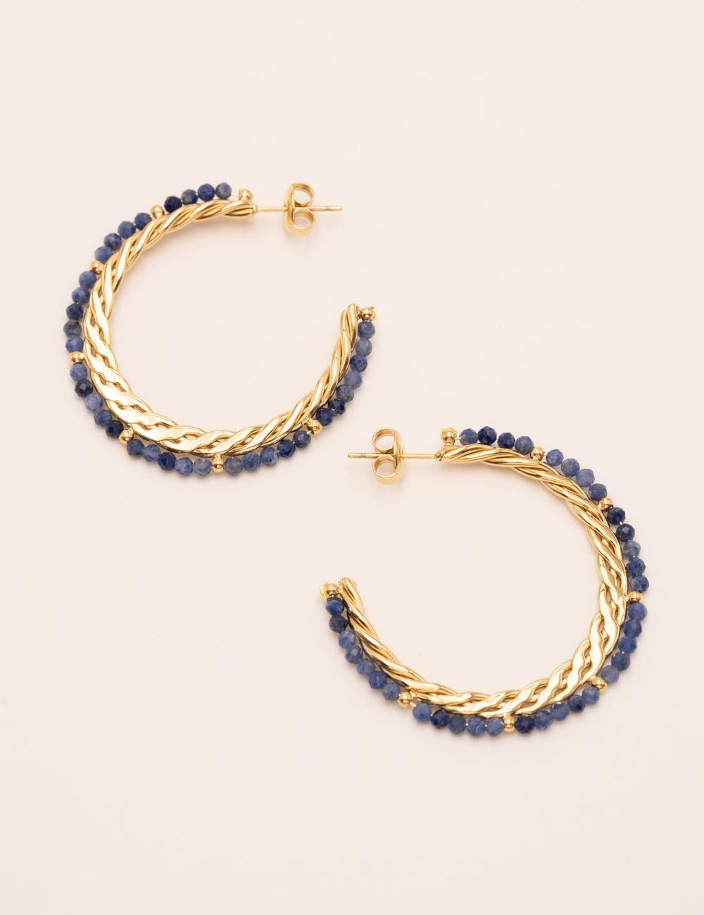 Boucles Bohm Paris - Basile Boucles D'oreilles Bohm Paris Lapis lazuli 