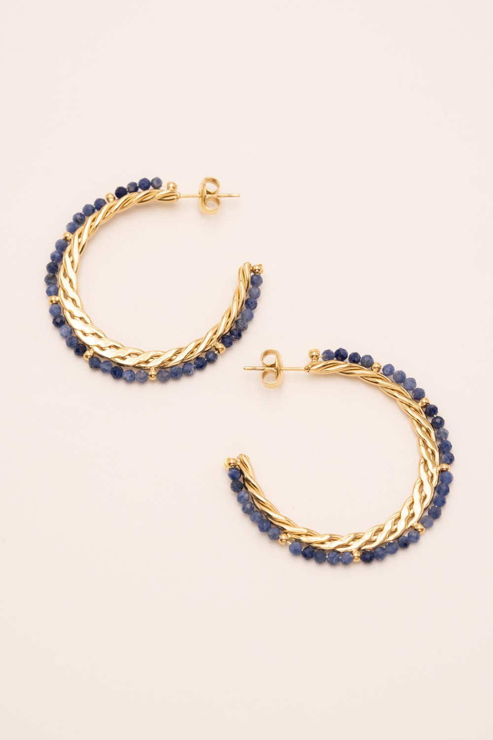 Boucles Bohm Paris - Basile Boucles D'oreilles Bohm Paris Lapis lazuli 