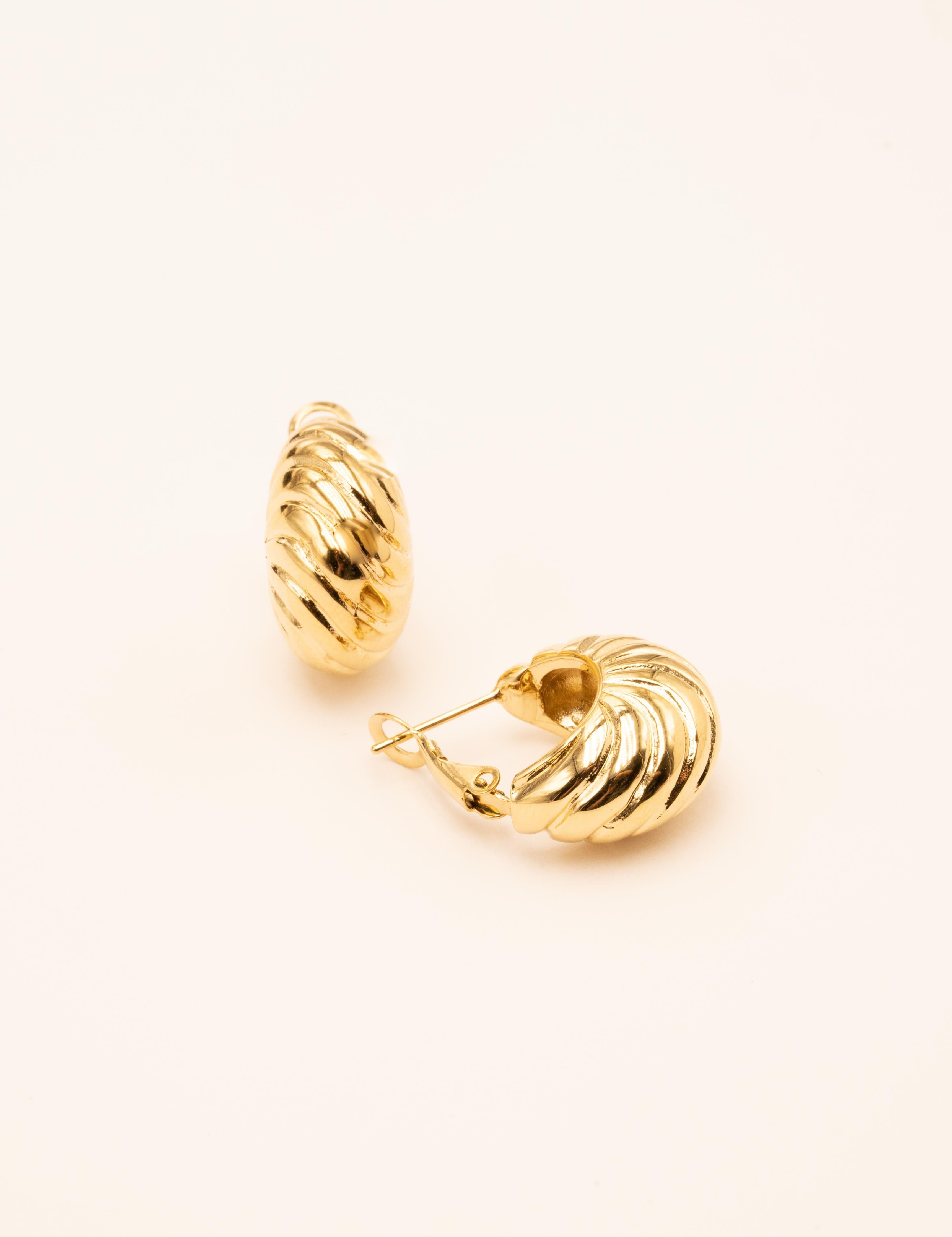 Boucles Bohm Paris - Benlina Boucles D'oreilles Bohm Paris Doré 