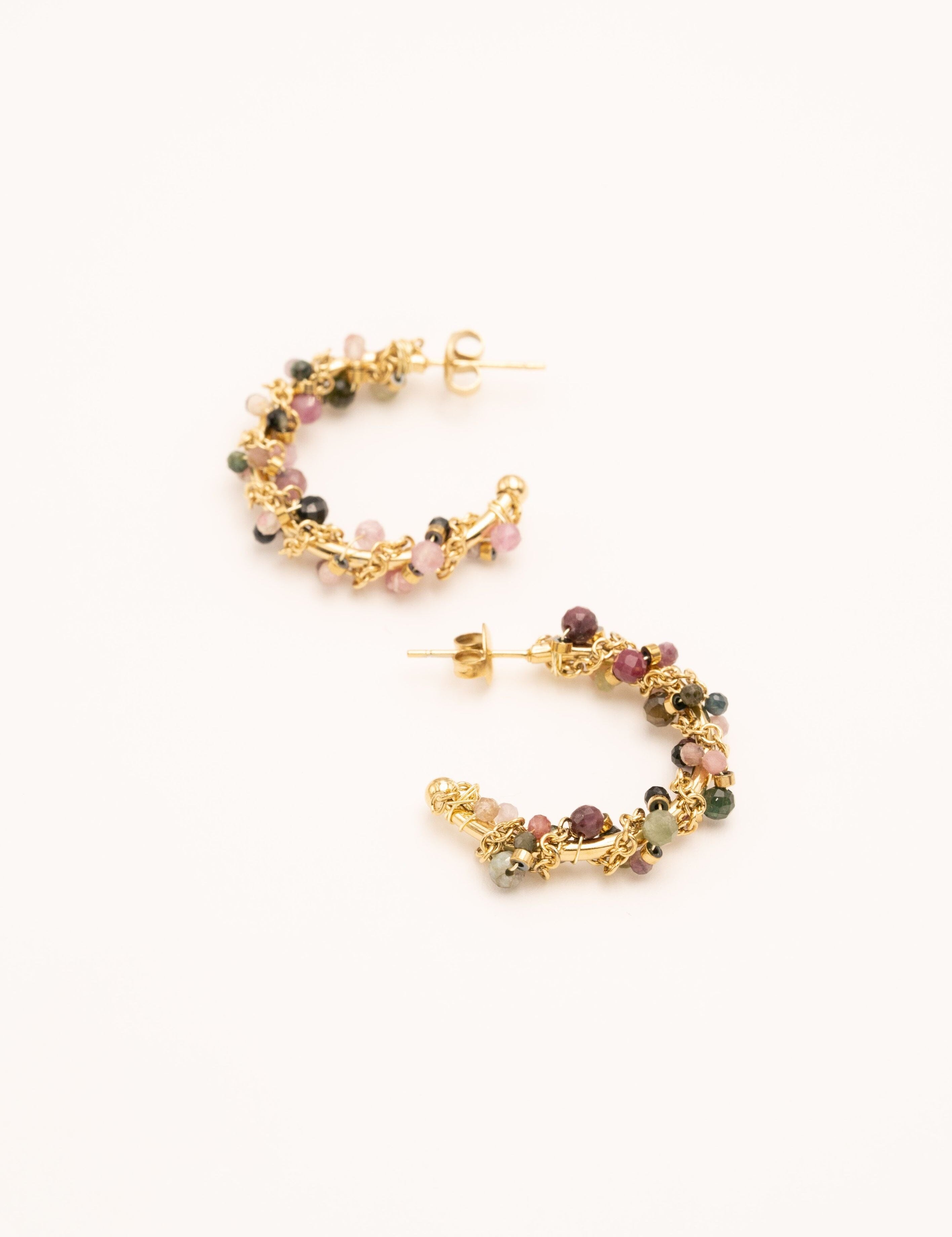Boucles Bohm Paris - Cassia Boucles D'oreilles Bohm Paris Tourmaline 