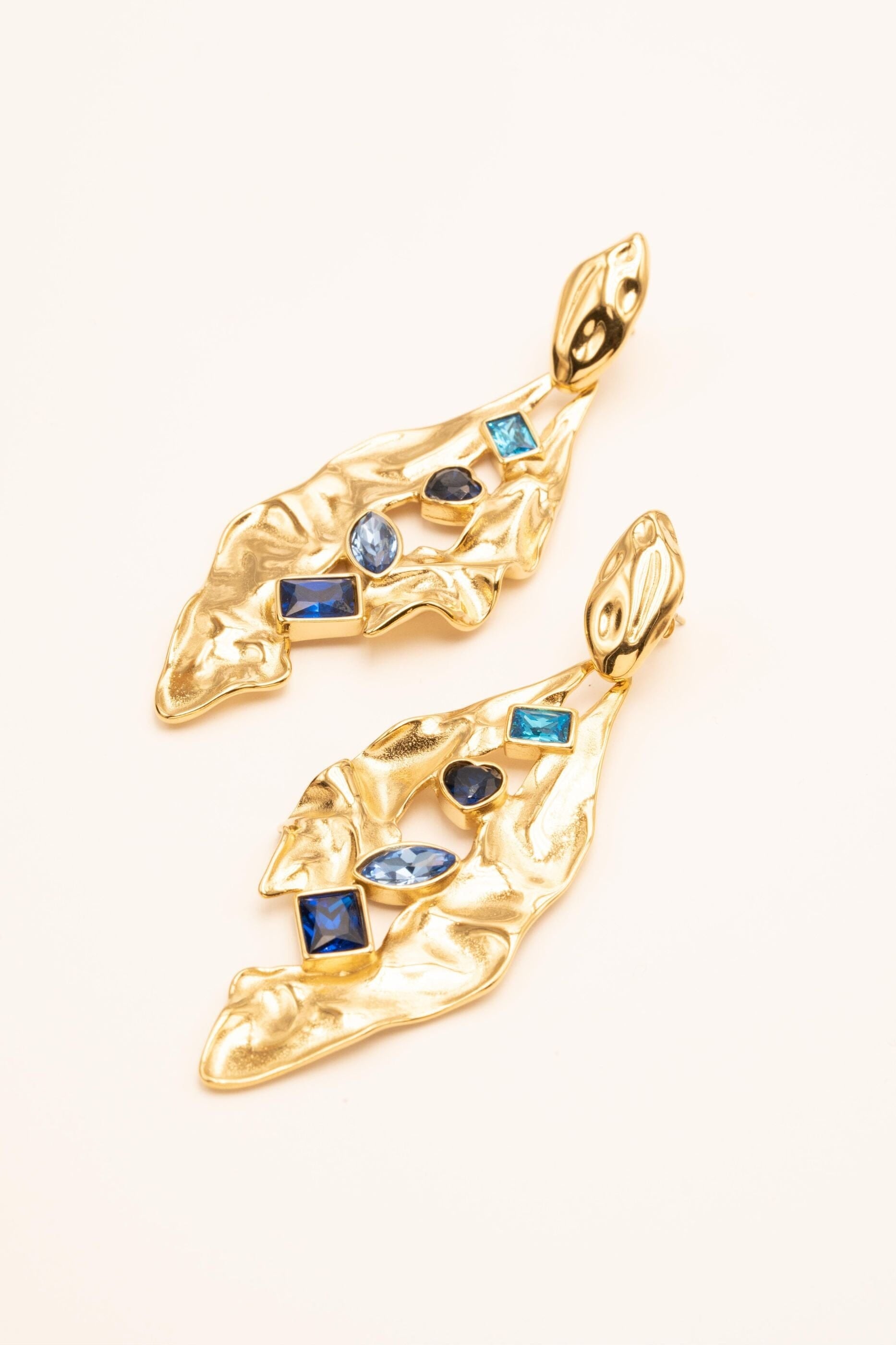 Boucles Bohm Paris - Cassiope Boucles D'oreilles Bohm Paris bleu saphir 