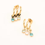 Boucles Bohm Paris - Celya Bohm Paris bleu turquoise 