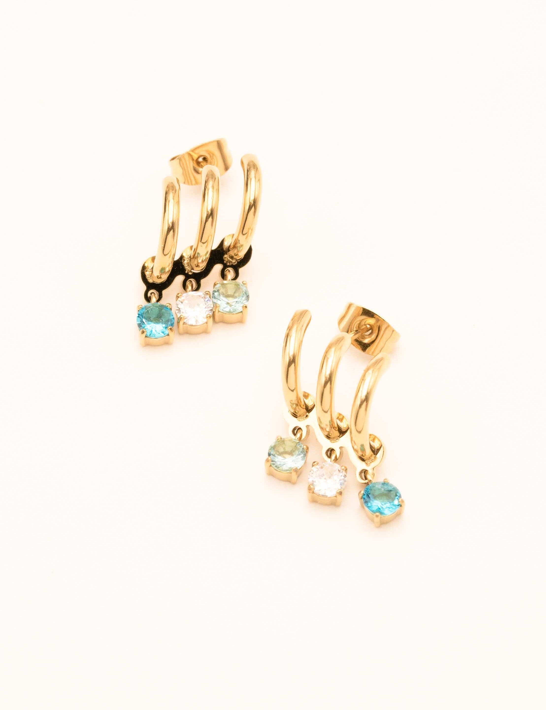 Boucles Bohm Paris - Celya Bohm Paris bleu turquoise 