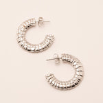 Boucles Bohm Paris - Colombe Boucles D'oreilles Bohm Paris Argenté 