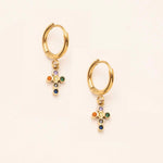 Boucles Bohm Paris - Cross Boucles D'oreilles Bohm Paris Multi 