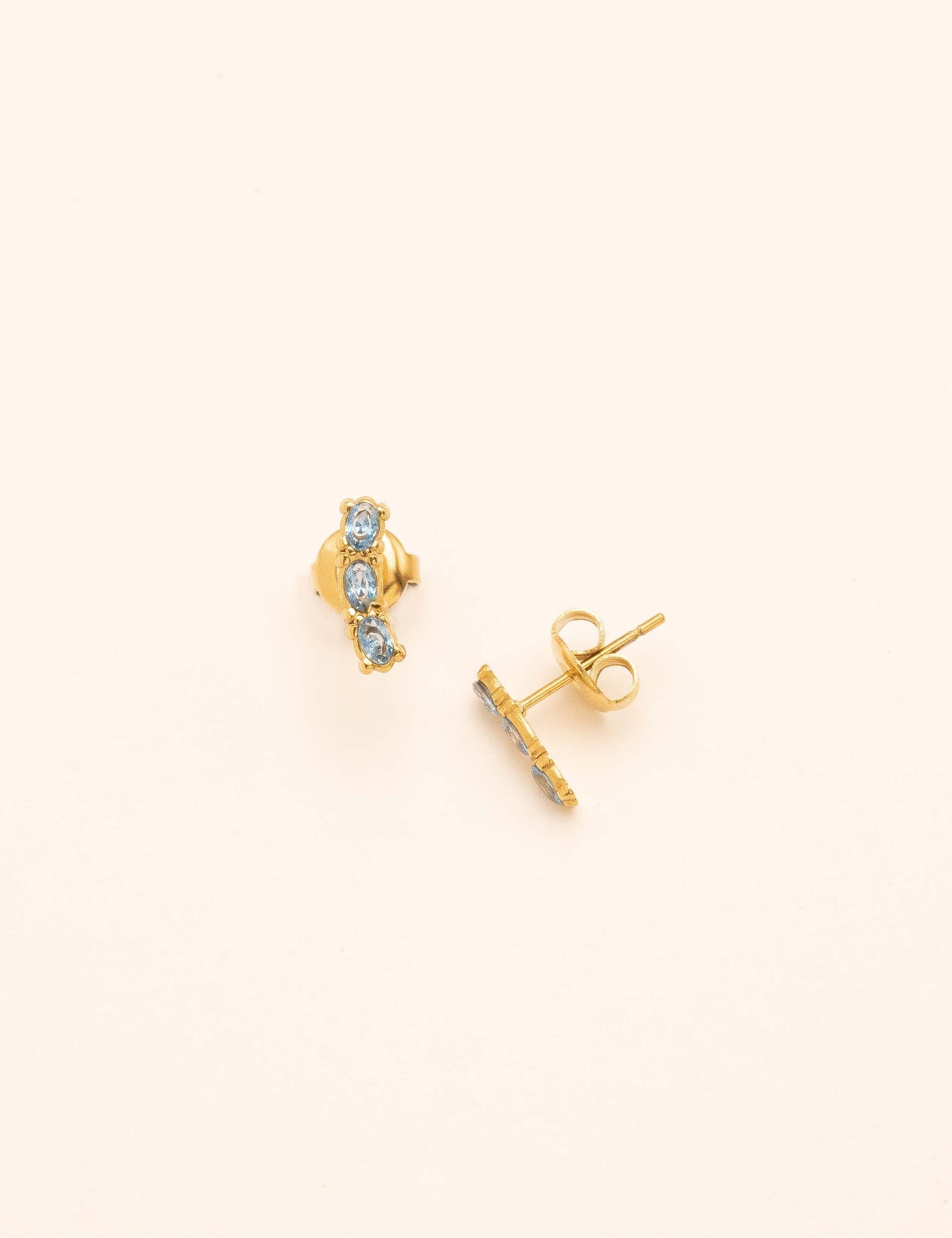 Boucles Bohm Paris - Erica Boucles D'oreilles Bohm Paris Bleu ciel 