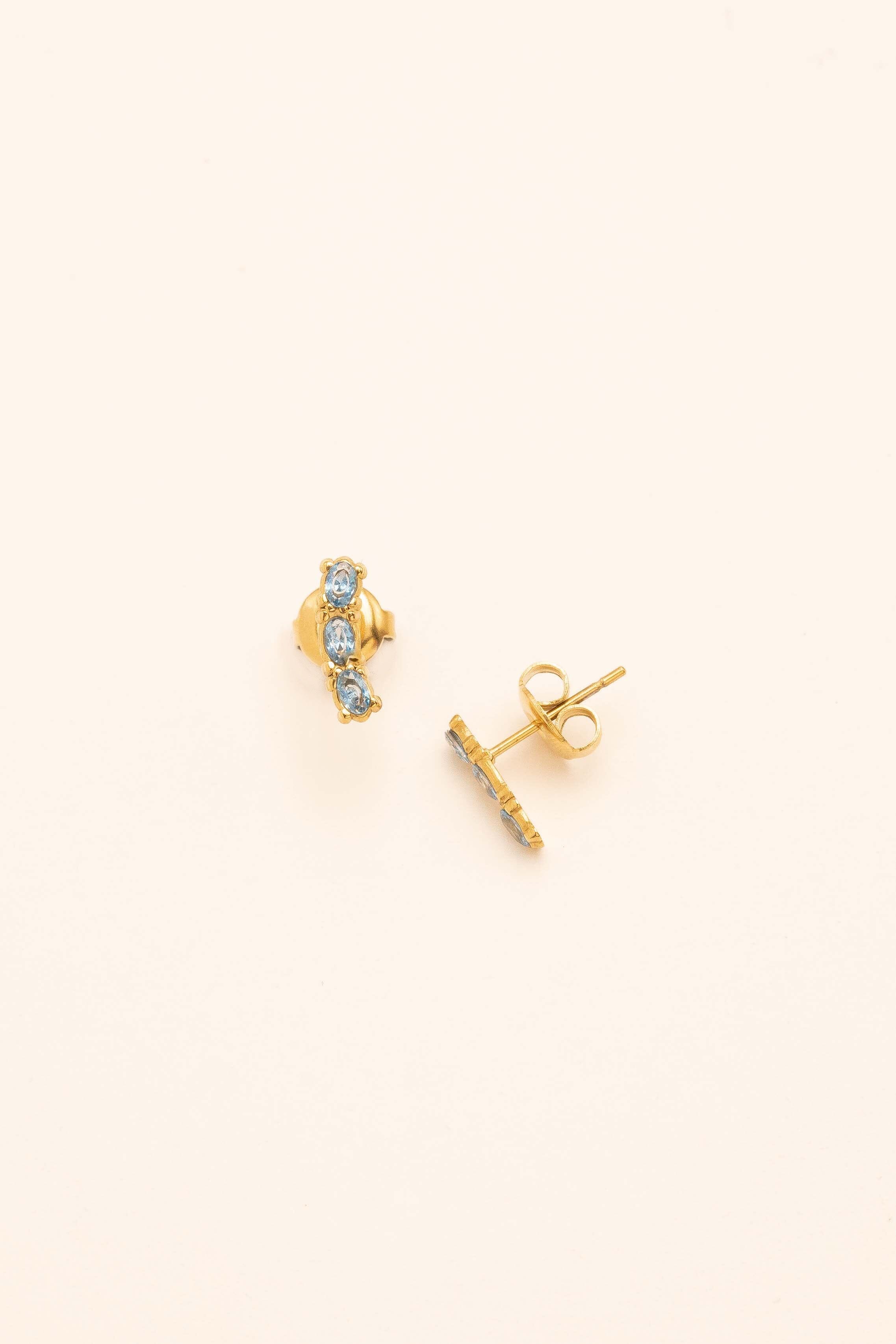 Boucles Bohm Paris - Erica Boucles D'oreilles Bohm Paris Bleu ciel 
