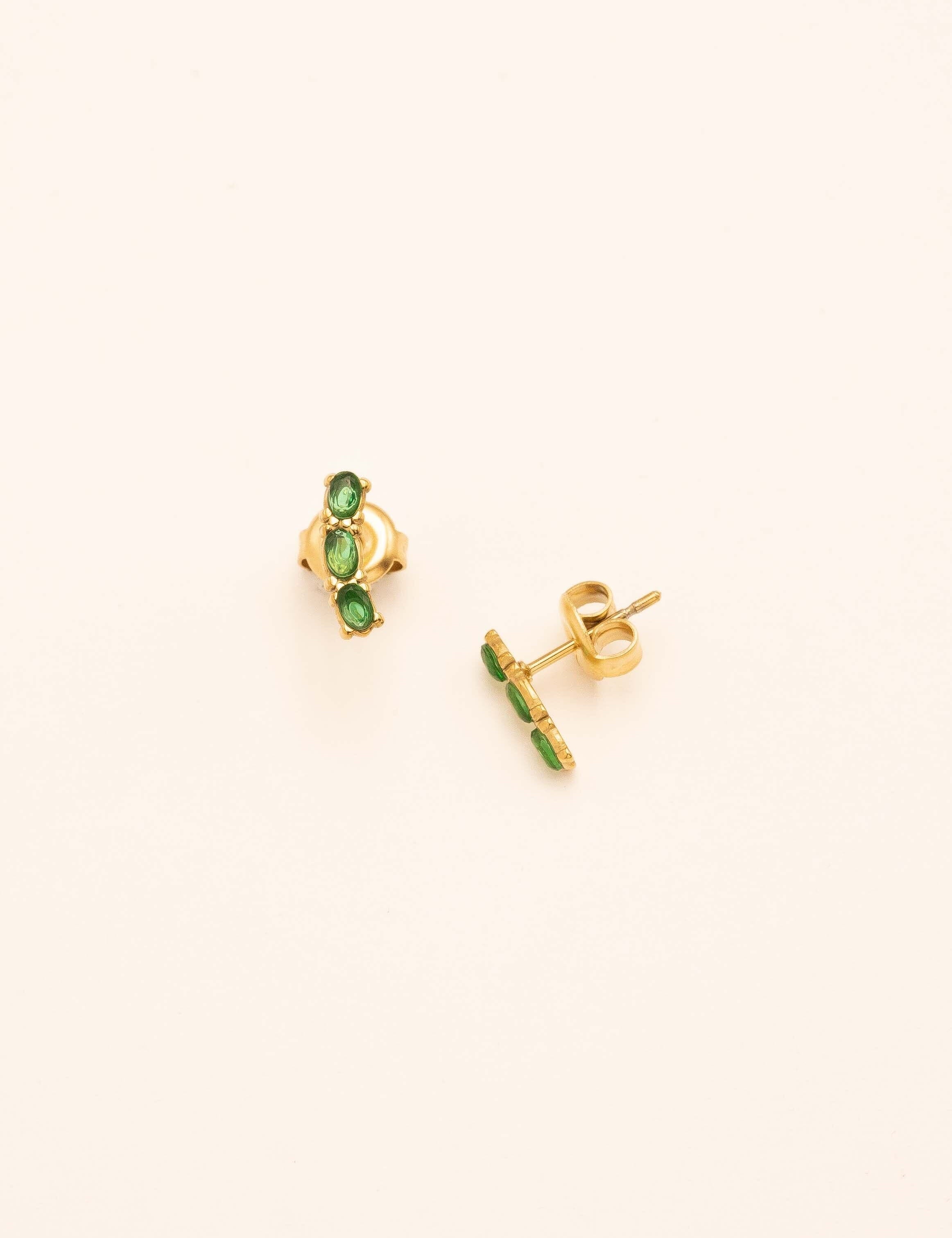 Boucles Bohm Paris - Erica Boucles D'oreilles Bohm Paris Vert prairie 
