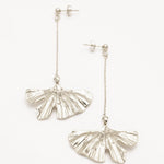 Boucles Bohm Paris - Grand Ginkgo Boucles D'oreilles Bohm Paris Argenté 