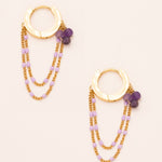 Boucles Bohm Paris - Livie Bijoux Bohm Paris Amethyste 