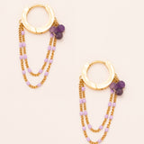 Boucles Bohm Paris - Livie Bijoux Bohm Paris Amethyste 