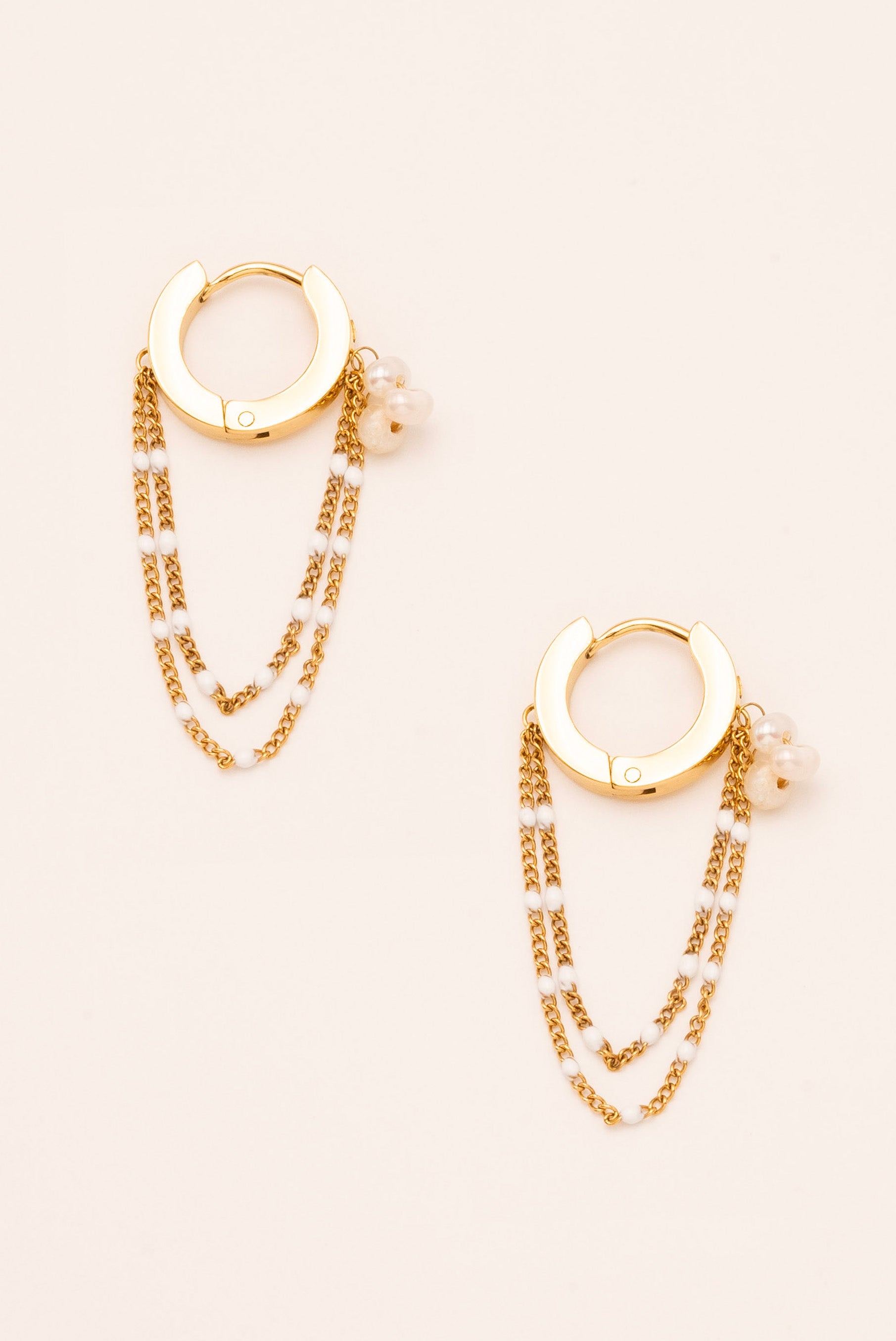 Boucles Bohm Paris - Livie Bijoux Bohm Paris Perles d'eau Douce 