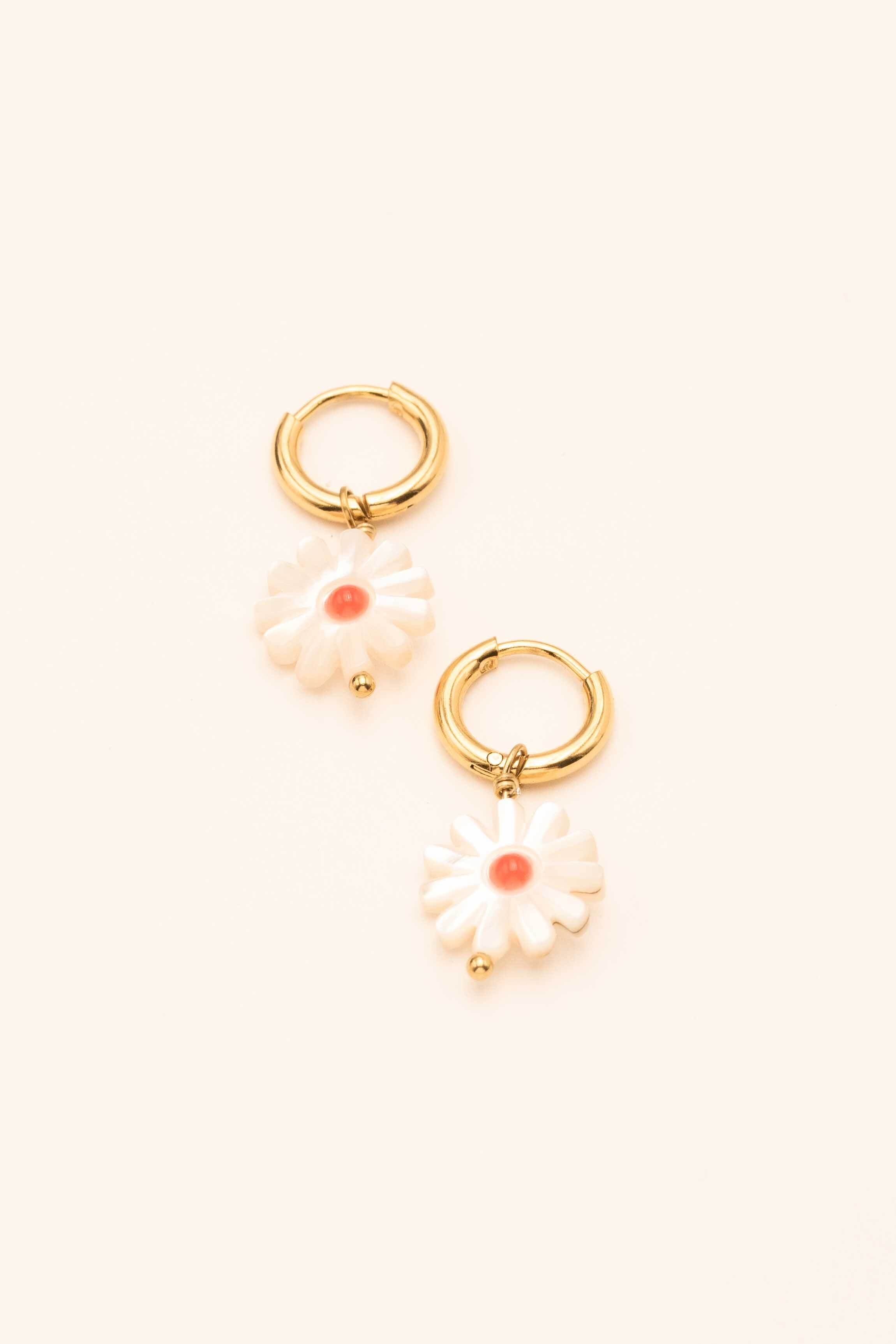 Boucles Bohm Paris - margueritine Bohm Paris Orange 