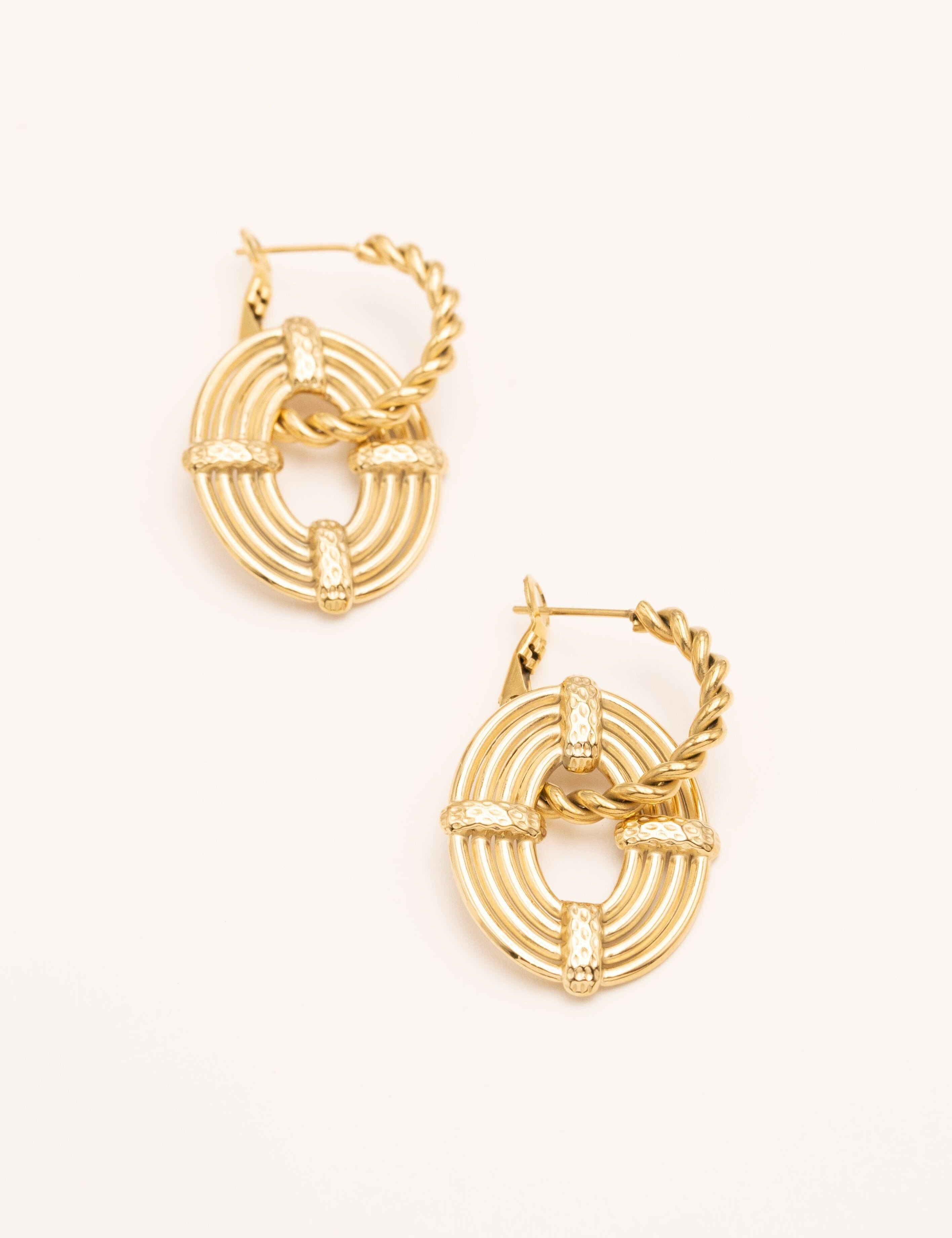 Boucles Bohm Paris - Nida Créoles Bohm Paris doré