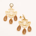 Boucles Bohm Paris - Nour Boucles D'oreilles Bohm Paris Beige émail 