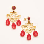 Boucles Bohm Paris - Nour Boucles D'oreilles Bohm Paris Rouge émail 
