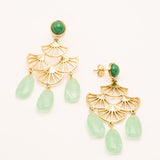 Boucles Bohm Paris - Nour Boucles D'oreilles Bohm Paris Vert clair émail 