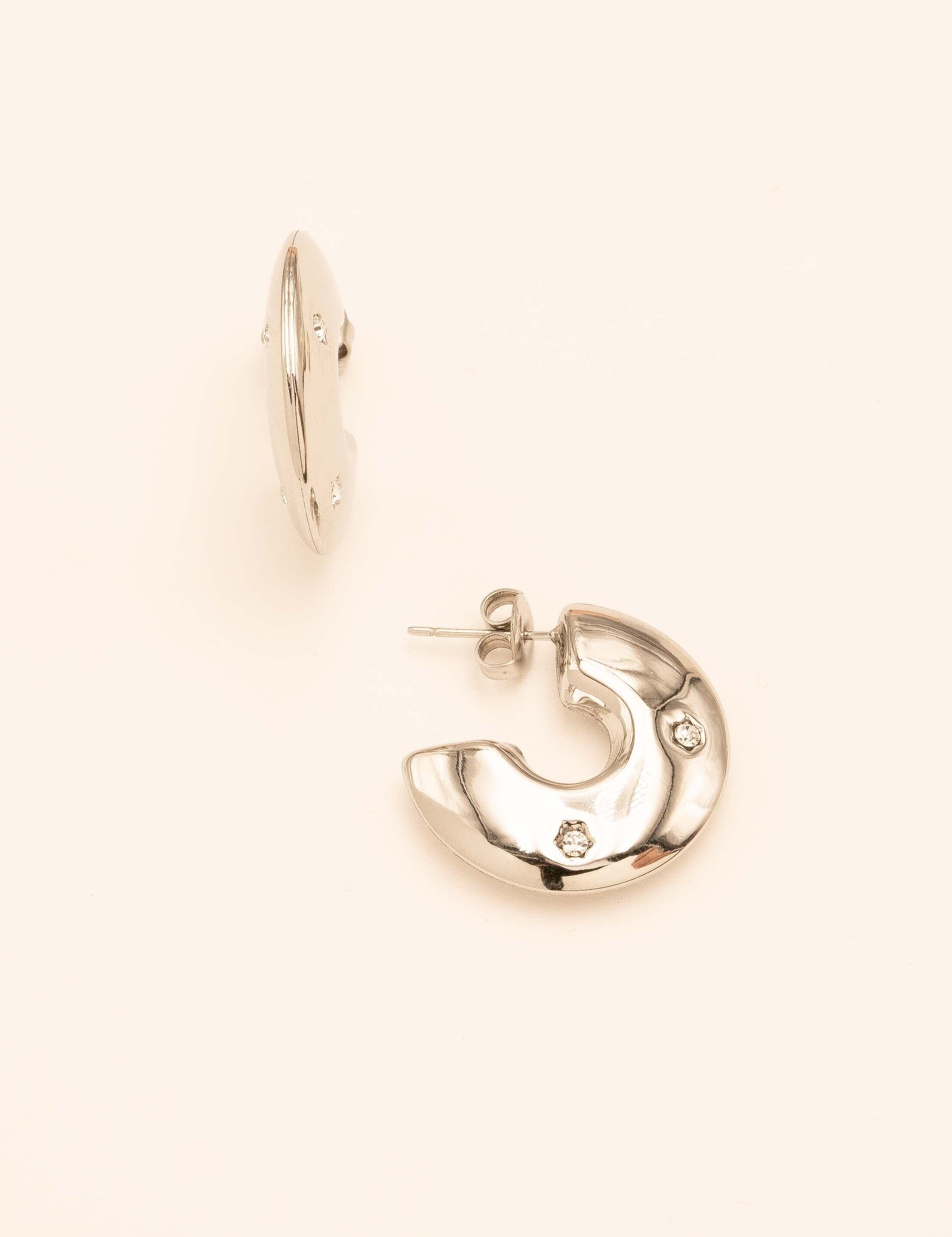 Boucles Bohm Paris - Oxane Boucles D'oreilles Bohm Paris Argenté 