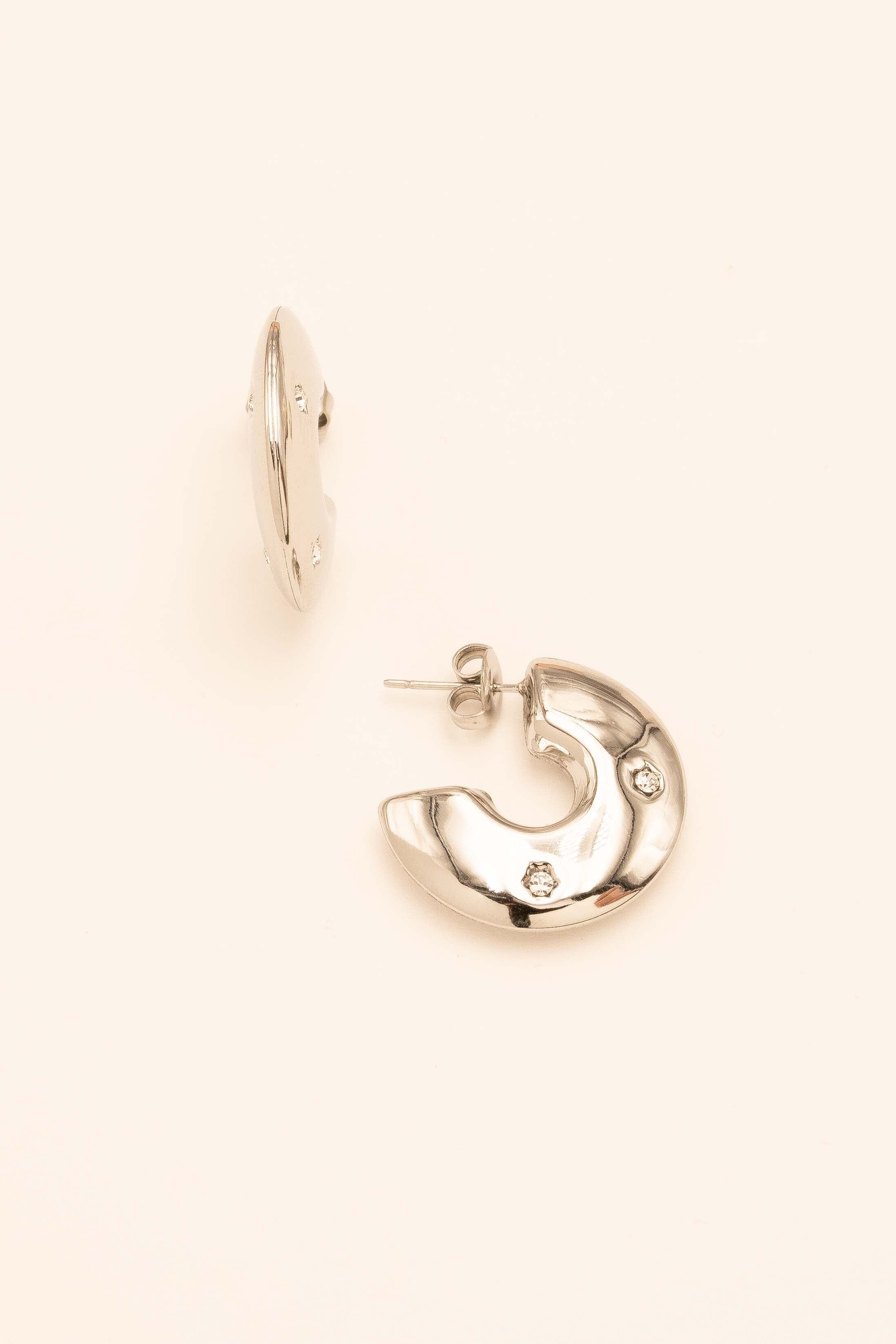 Boucles Bohm Paris - Oxane Boucles D'oreilles Bohm Paris Argenté 