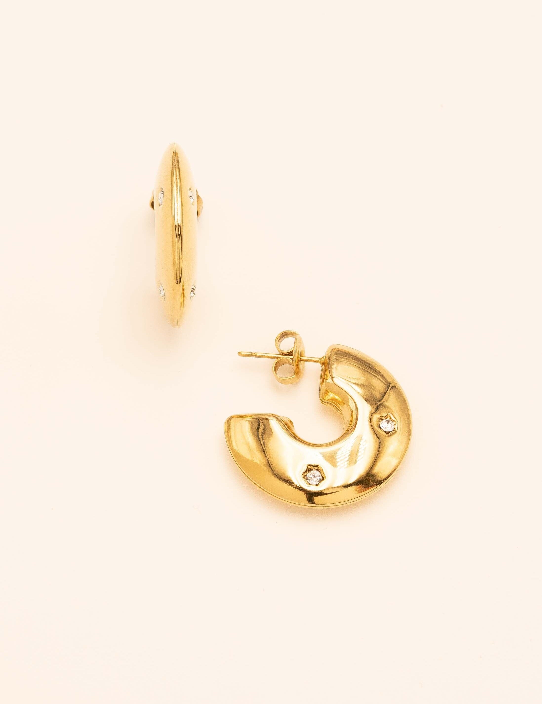 Boucles Bohm Paris - Oxane Boucles D'oreilles Bohm Paris Doré 
