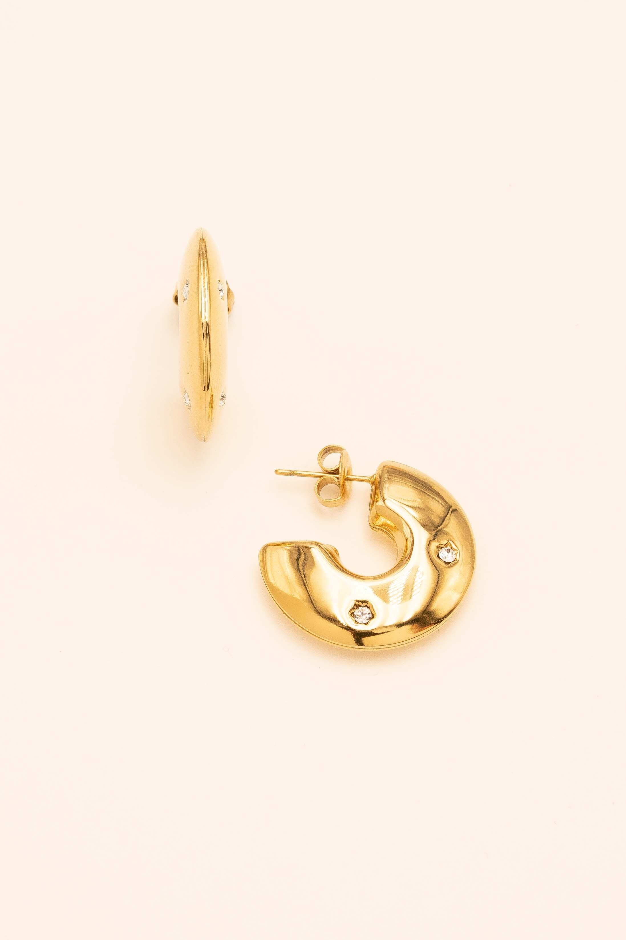 Boucles Bohm Paris - Oxane Boucles D'oreilles Bohm Paris Doré 