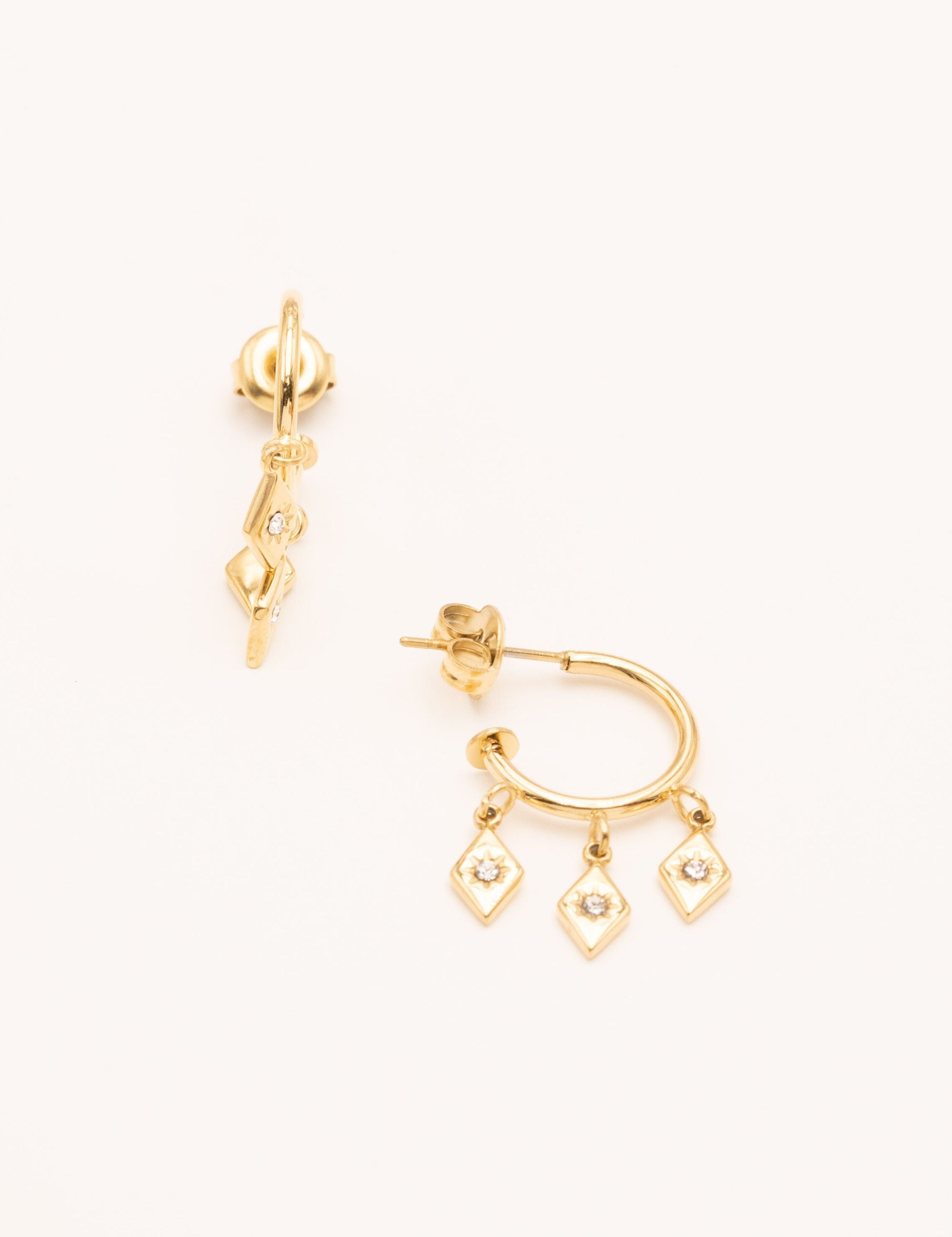 Boucles Bohm Paris - Sakina Boucles D'oreilles Bohm Paris Doré 