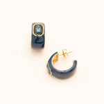 Boucles Bohm Paris - Séraphie Boucles D'oreilles Bohm Paris Bleu marine email 