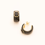 Boucles Bohm Paris - Séraphie Boucles D'oreilles Bohm Paris Noir émail 