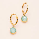 Boucles Bohm Paris - Silas Boucles D'oreilles Bohm Paris Vert eau 