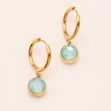 Boucles Bohm Paris - Silas Boucles D'oreilles Bohm Paris Vert eau 
