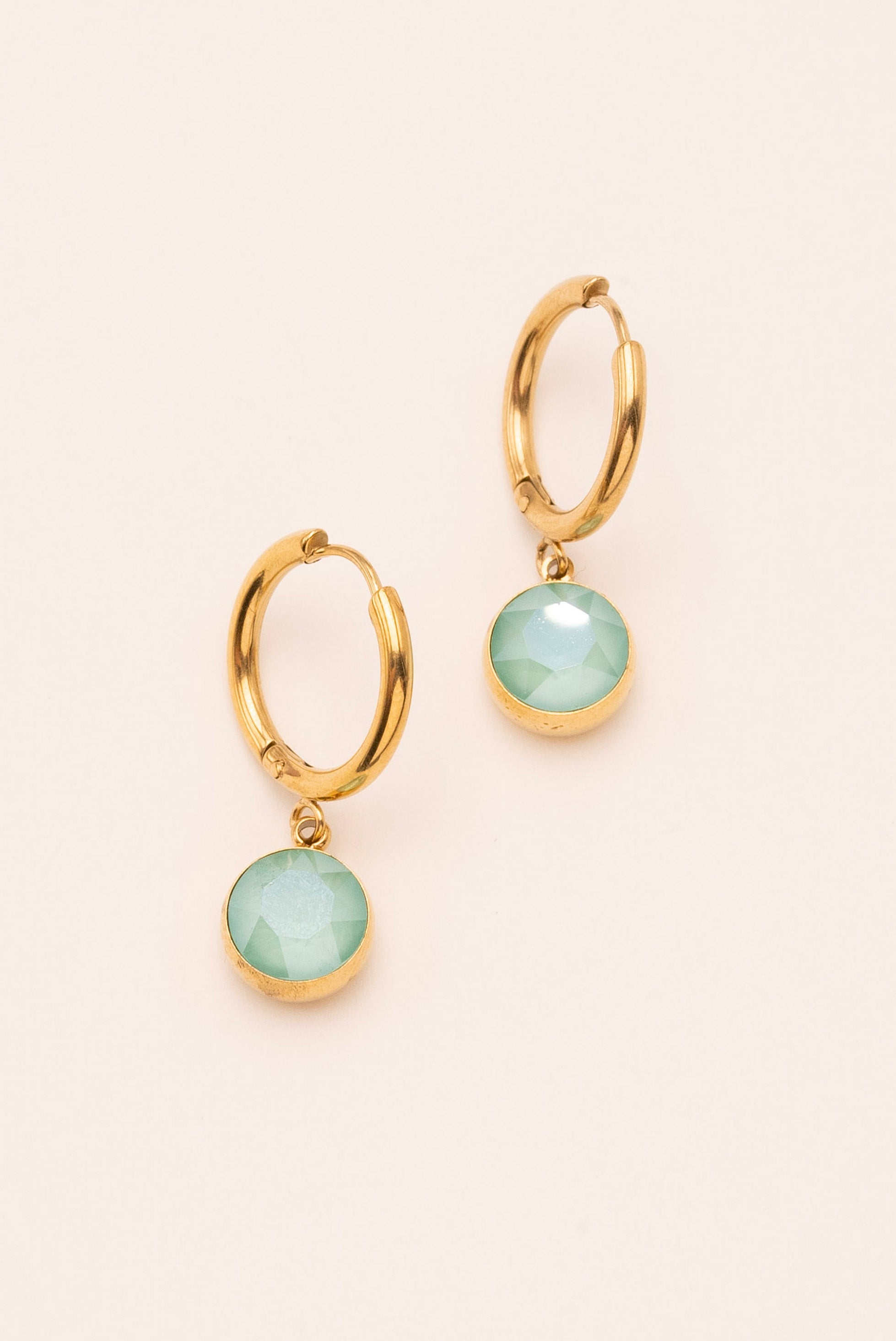 Boucles Bohm Paris - Silas Boucles D'oreilles Bohm Paris Vert eau 