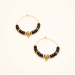 Boucles Bohm Paris - Stéphanie Boucles D'oreilles Bohm Paris Onyx 