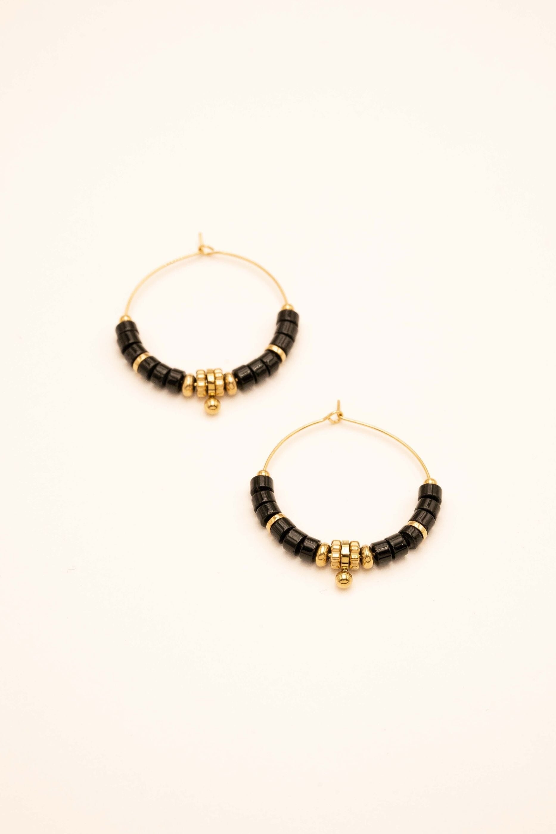 Boucles Bohm Paris - Stéphanie Boucles D'oreilles Bohm Paris Onyx 
