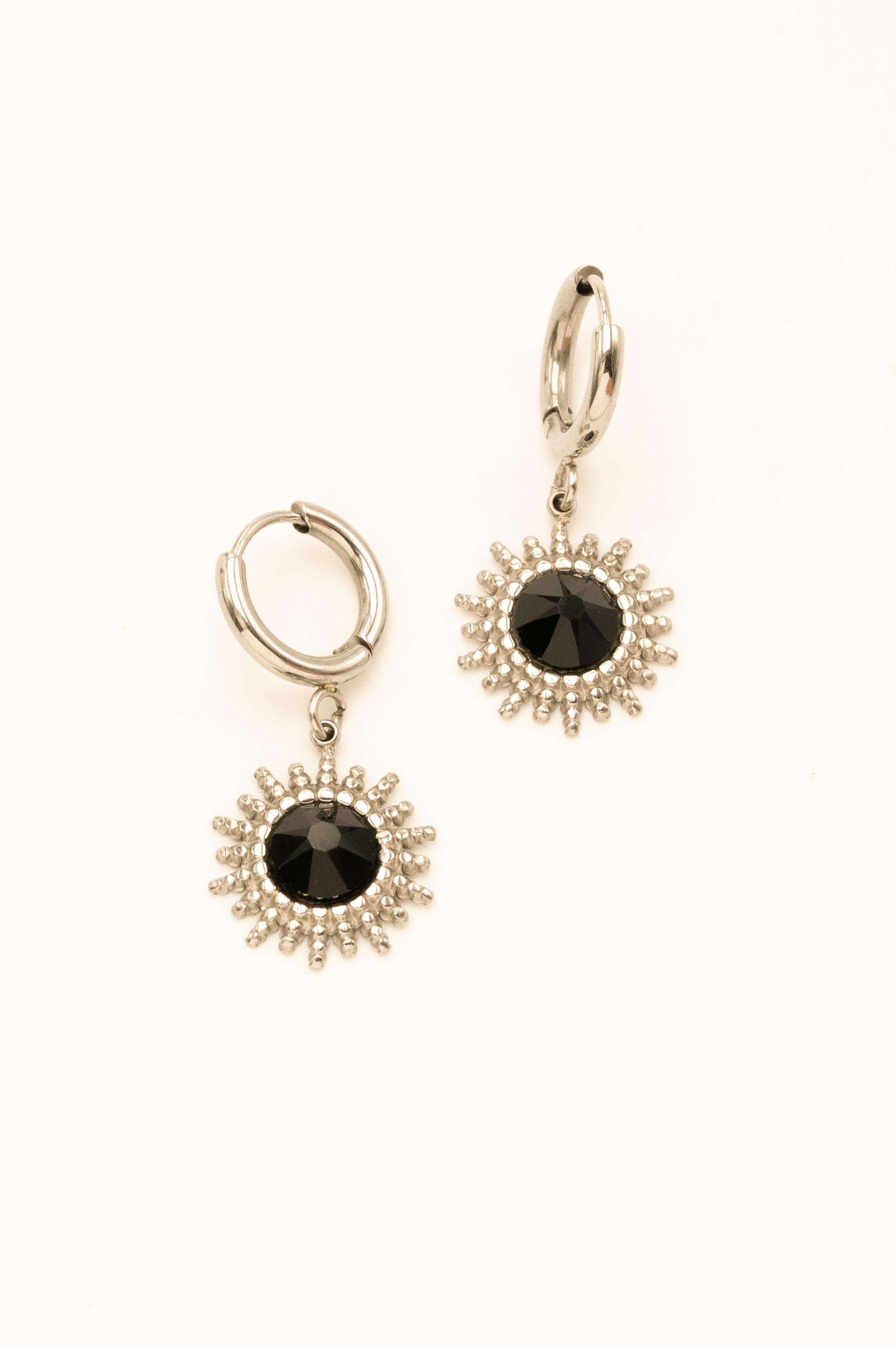 Boucles Dao Boucles D'oreilles Bohm Paris Argenté noir 