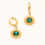 Boucles Dao Boucles D'oreilles Bohm Paris Emeraude 