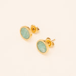 Boucles Emllo Bohm Paris Amazonite 