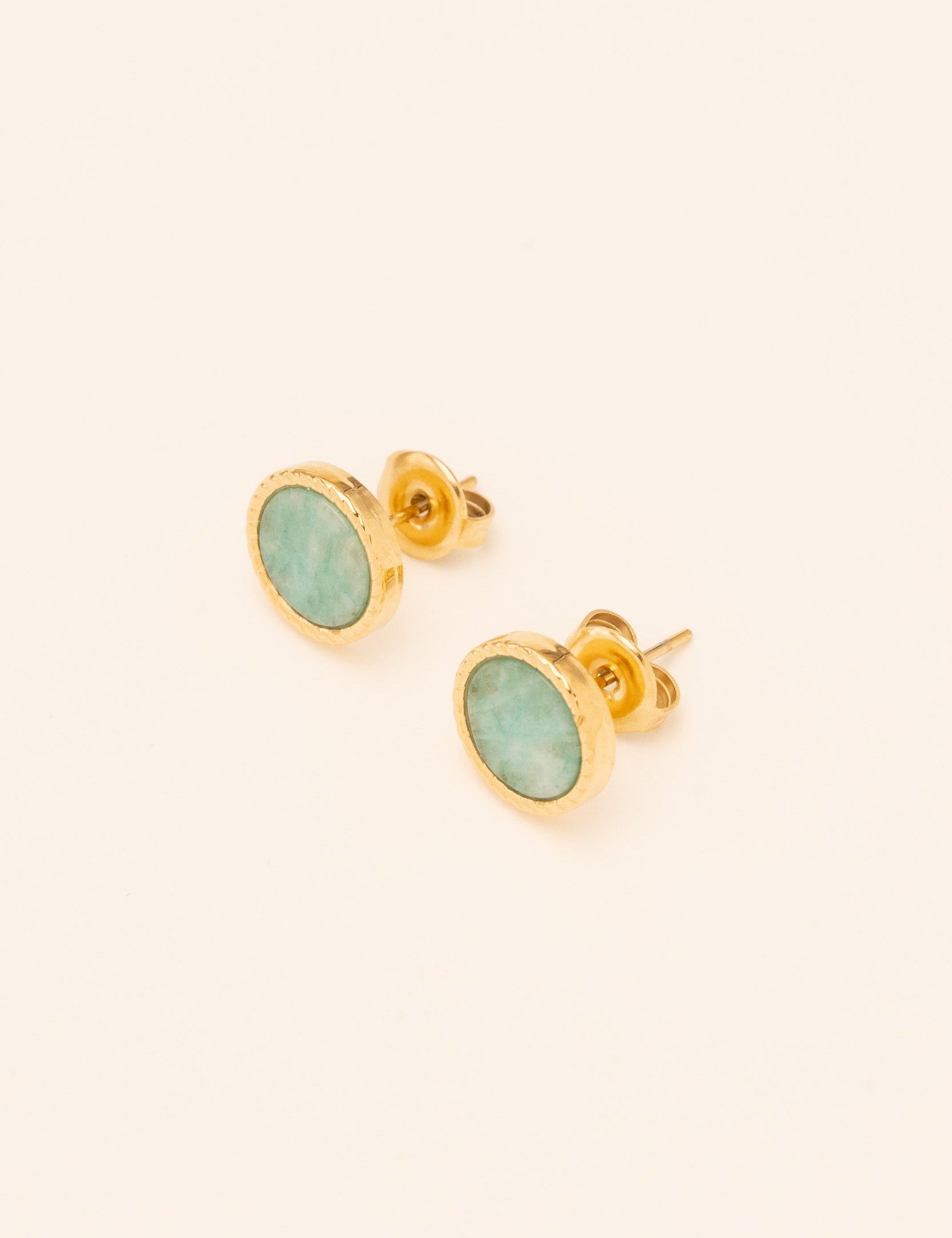 Boucles Emllo Bohm Paris Amazonite 