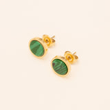 Boucles Emllo Bohm Paris Malachite 