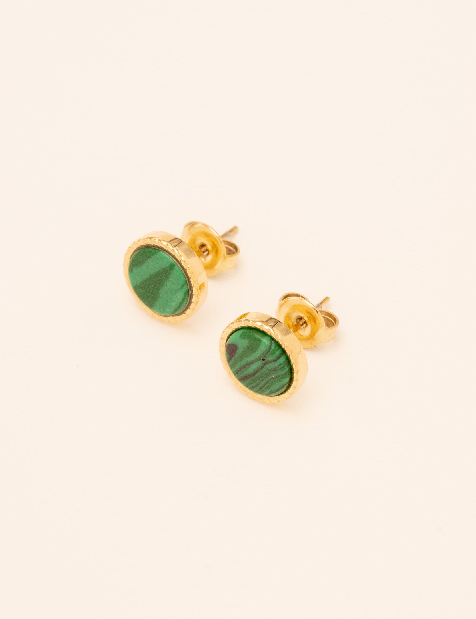 Boucles Emllo Bohm Paris Malachite 