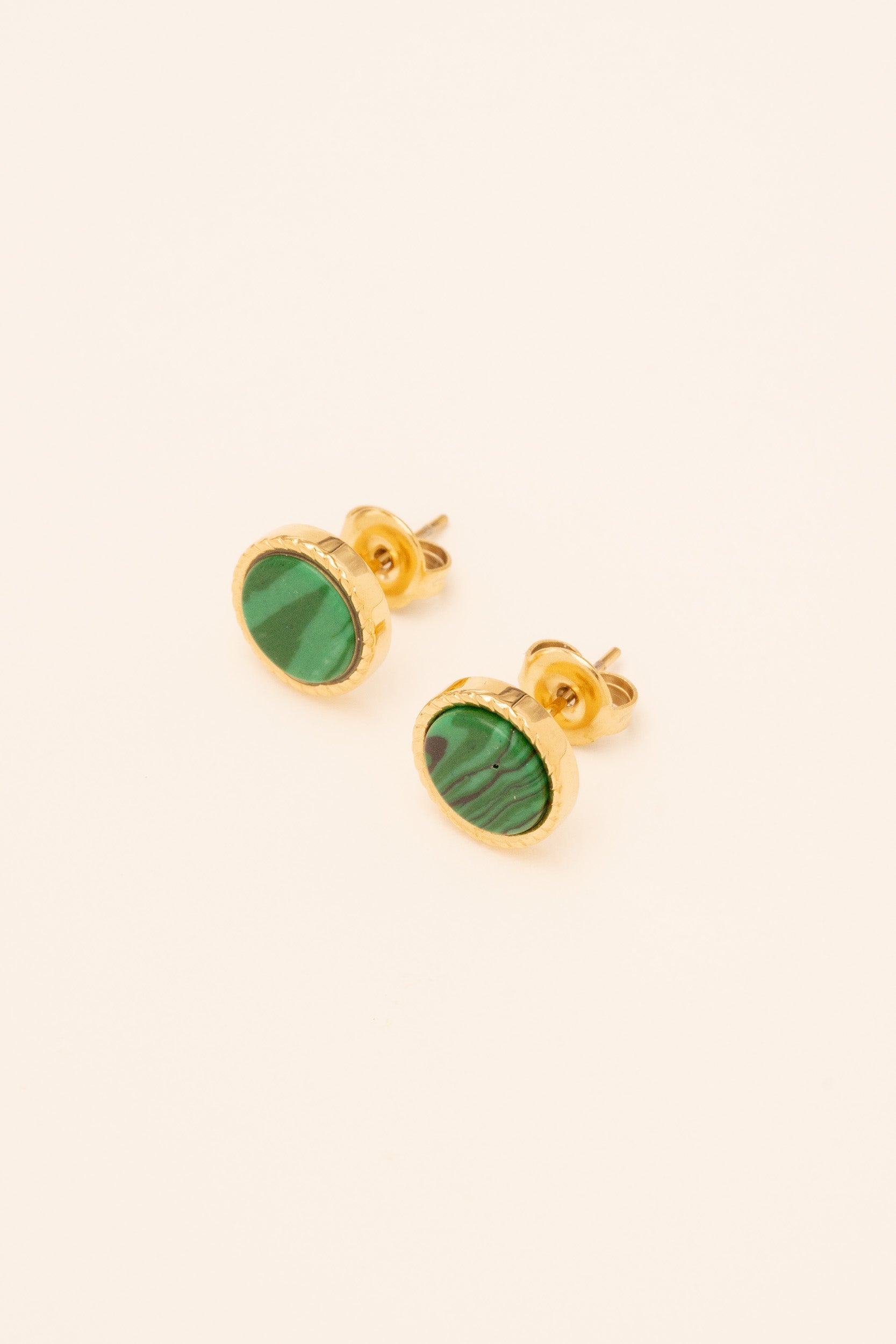 Boucles Emllo Bohm Paris Malachite 