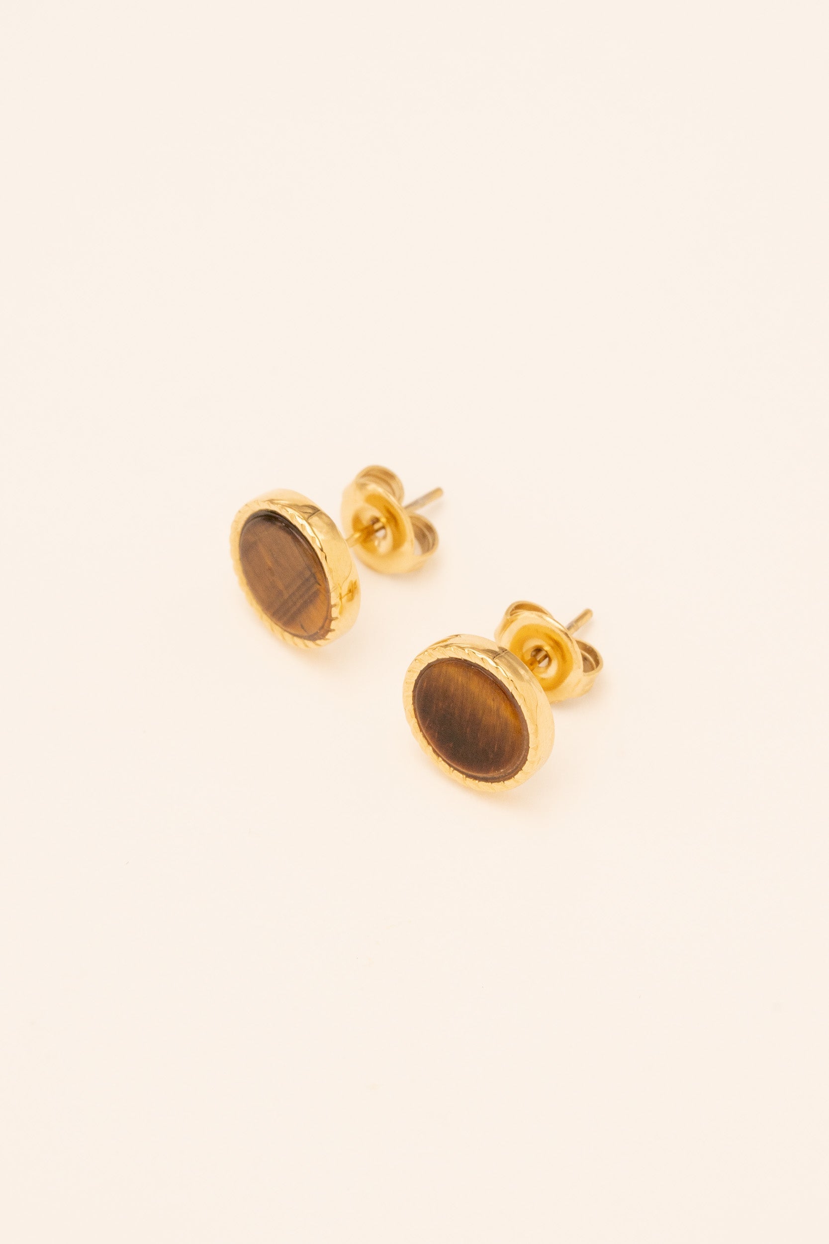Boucles Emllo Bohm Paris Oeil de tigre 