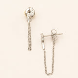 Boucles Flash - chaine Bohm Paris argenté 