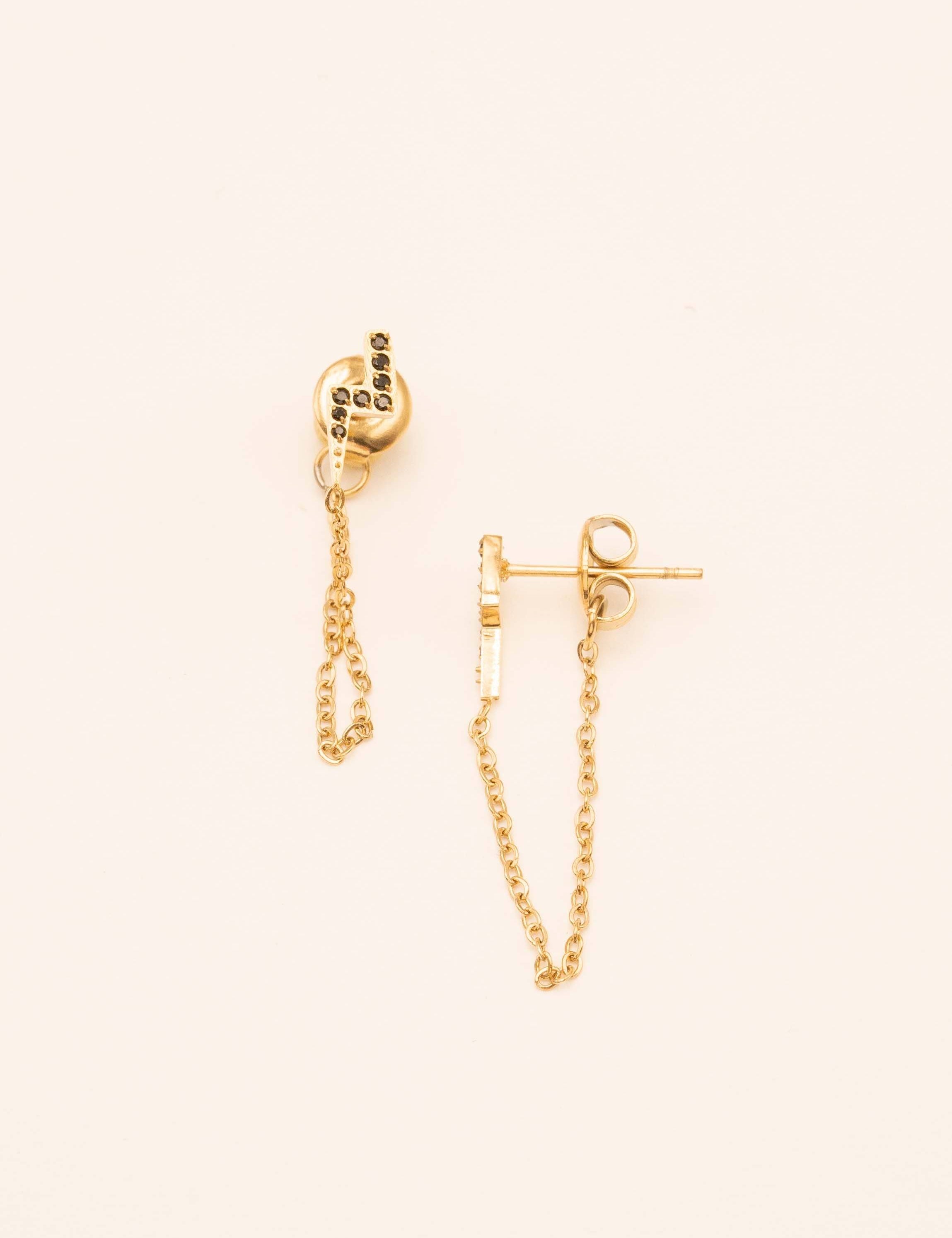 Boucles Flash - chaine Bohm Paris Noir 