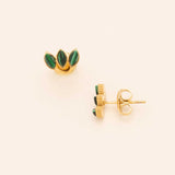 Boucles Frances Bohm Paris malachite 